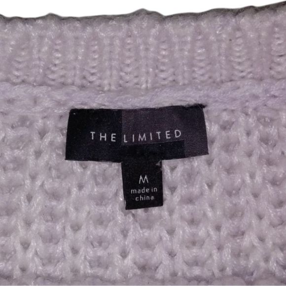 The Limited White Iridescent Knit Sweater - Picture 3 of 10